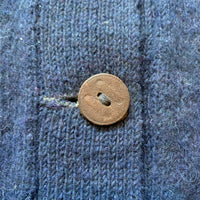 1910’s/20’s “Deadstock” Wool Cardigan with Leather Buttons Size 38