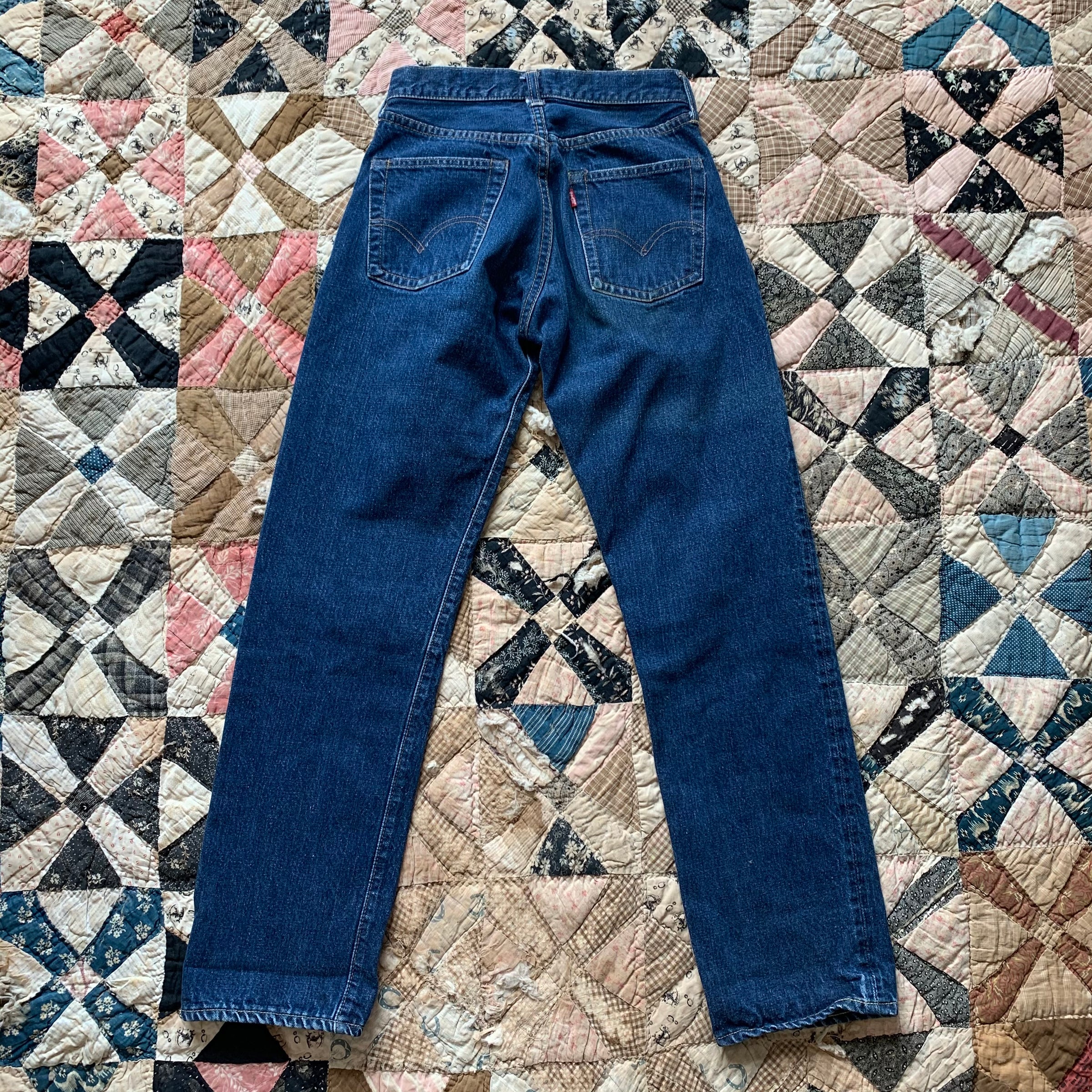 1968-71 Big E Levi’s 501 Redline Selvedge Denim Jeans 24” x 28”