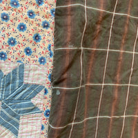 1960's Brown Plaid Short Sleeve Button Down Shirt Small