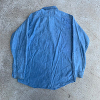 1950's Beltex Sanforized Chambray Work Shirt S/M
