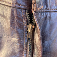 1960’s Santa Fe Leather Co Flares 31” x 32.5”