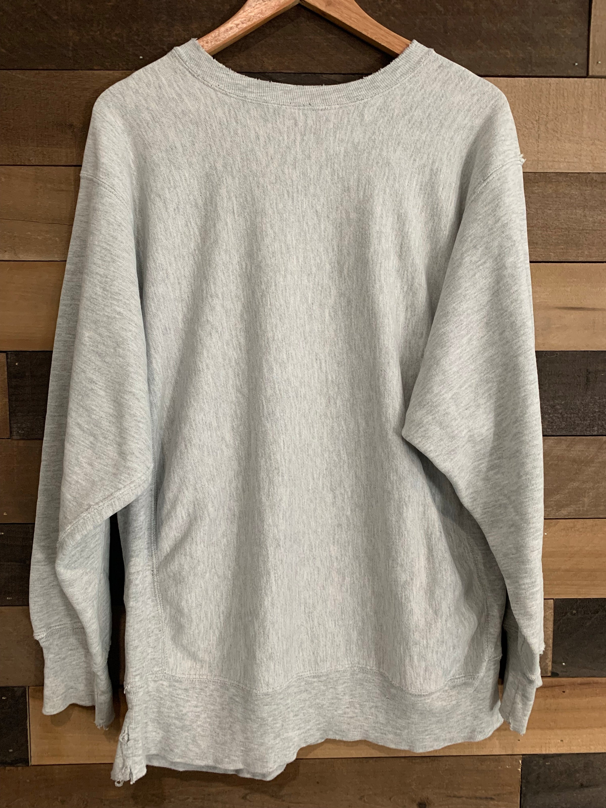 1980's Champion Reverse Weave NYAC Heather Grey Sweatshirt XXL