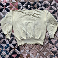 1950's Yellow Crewneck Sweatshirt Medium