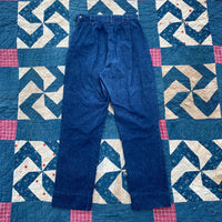 1950’s Levi’s Western Wear Denim Side Zip Jeans 26"-27" x 28.5”