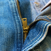 1960's Patched Distressed Denim Jeans 28" x 28"