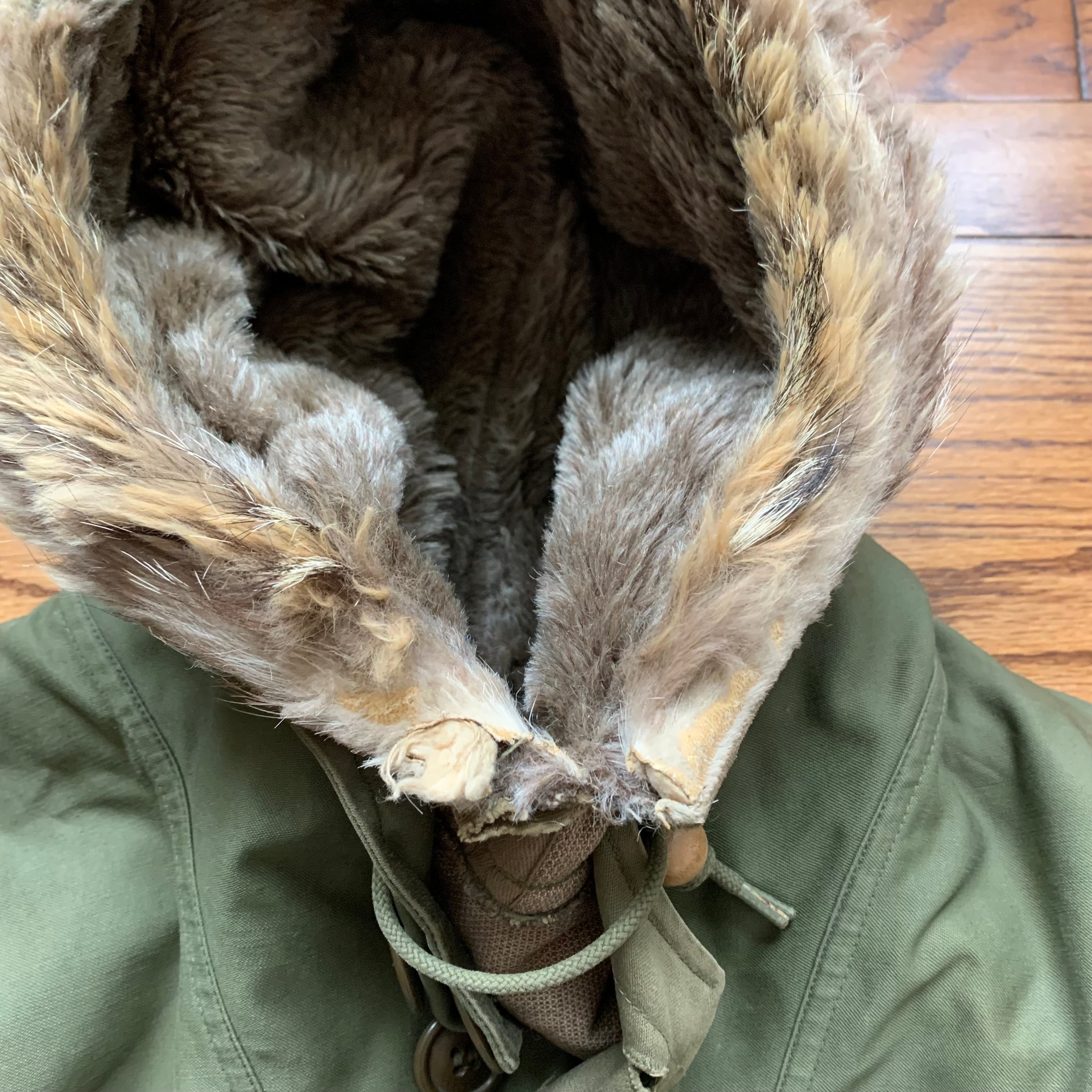 1940’s WWII M-43 Pile Lined Parka XL