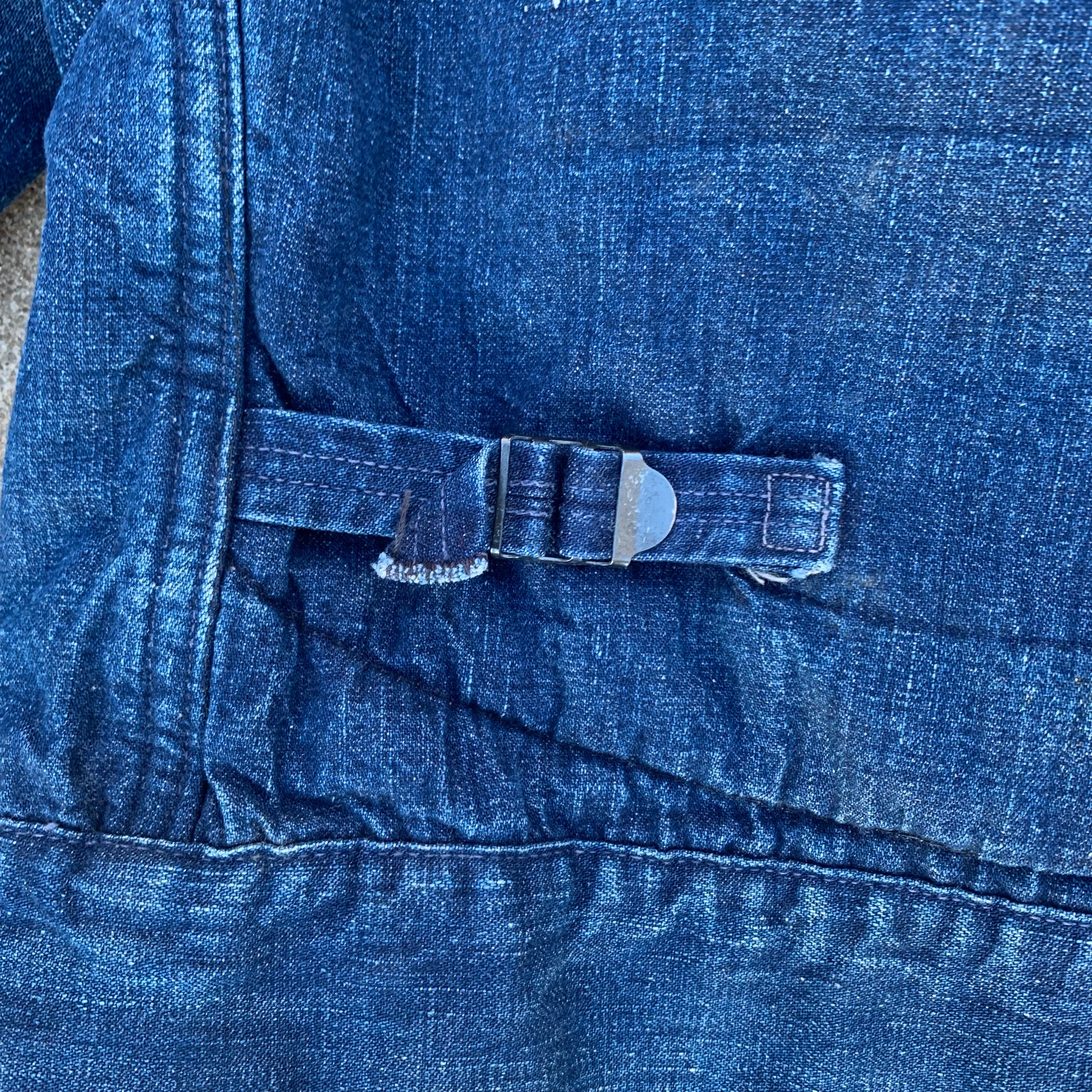 1950’s Pioneer Blanket Lined Denim Work Jacket Medium