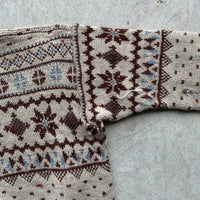 1940’s/50’s Jantzen Wool Snowflake Sweater Size 38