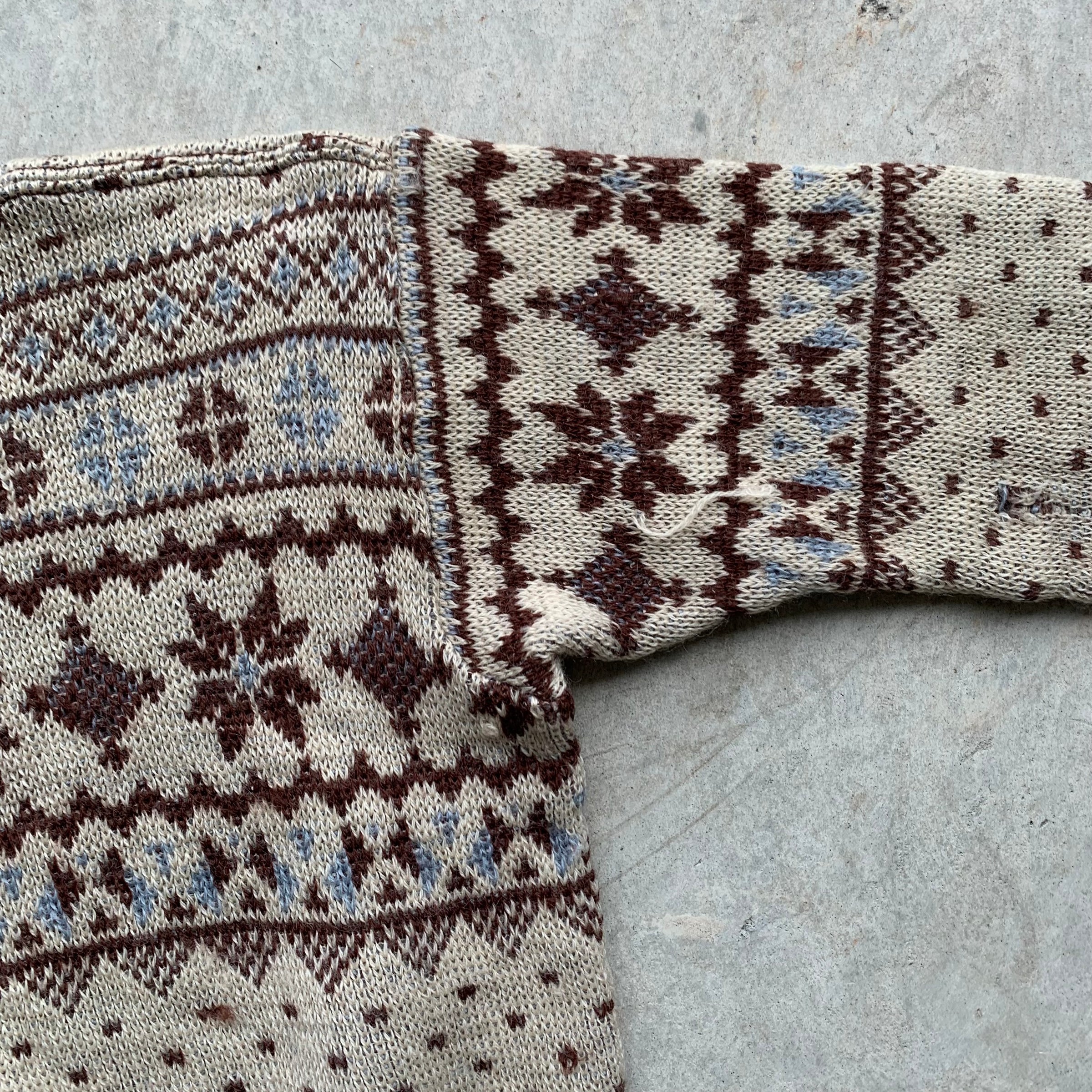 1940’s/50’s Jantzen Wool Snowflake Sweater Size 38