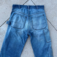 1940’s Repaired Donut Button Carpenter Jeans 32” x 30.5”