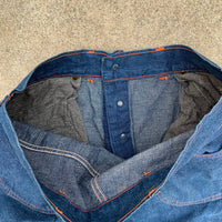 1940’s Donut Button Denim Carpenter Pants 34” x 31”