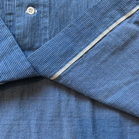 1950's Hickory Stripe ESSO Gas Station Service Shirt L/XL