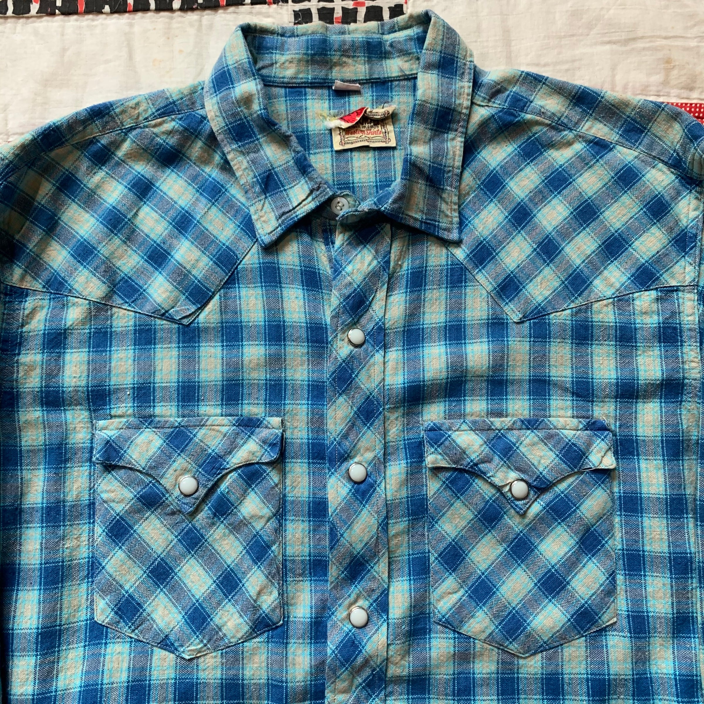 1950's Karman Western Pearl Snap Shirt M/L