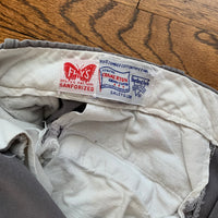 1950’s Grey Fly’s Army Cloth Work Pants 27” x 30.5”