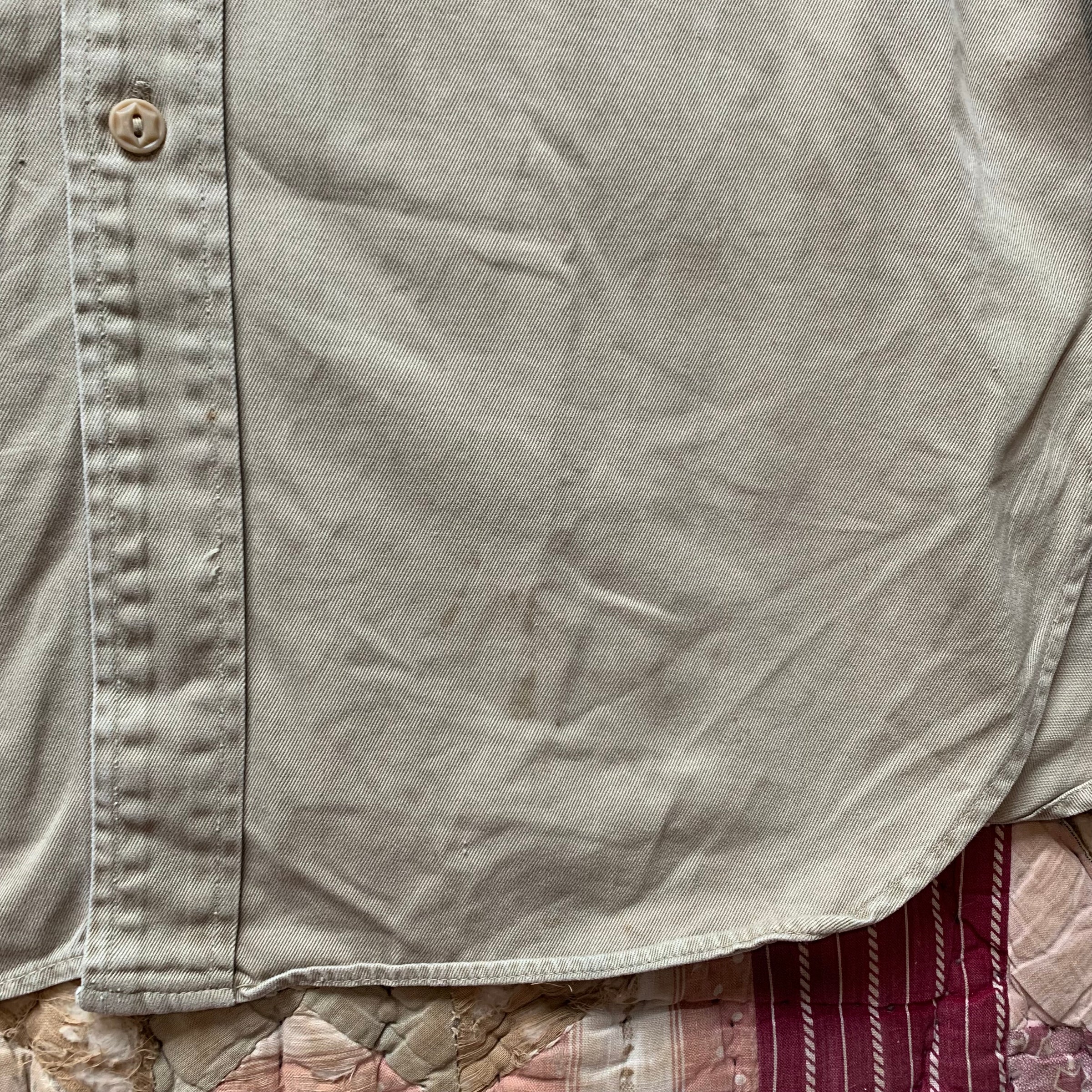 1950's Tuf Nut Army Cloth Button Up Shirt Medium