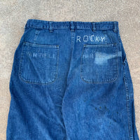 1940’s WWII USN Denim Dungarees 33” x 26”