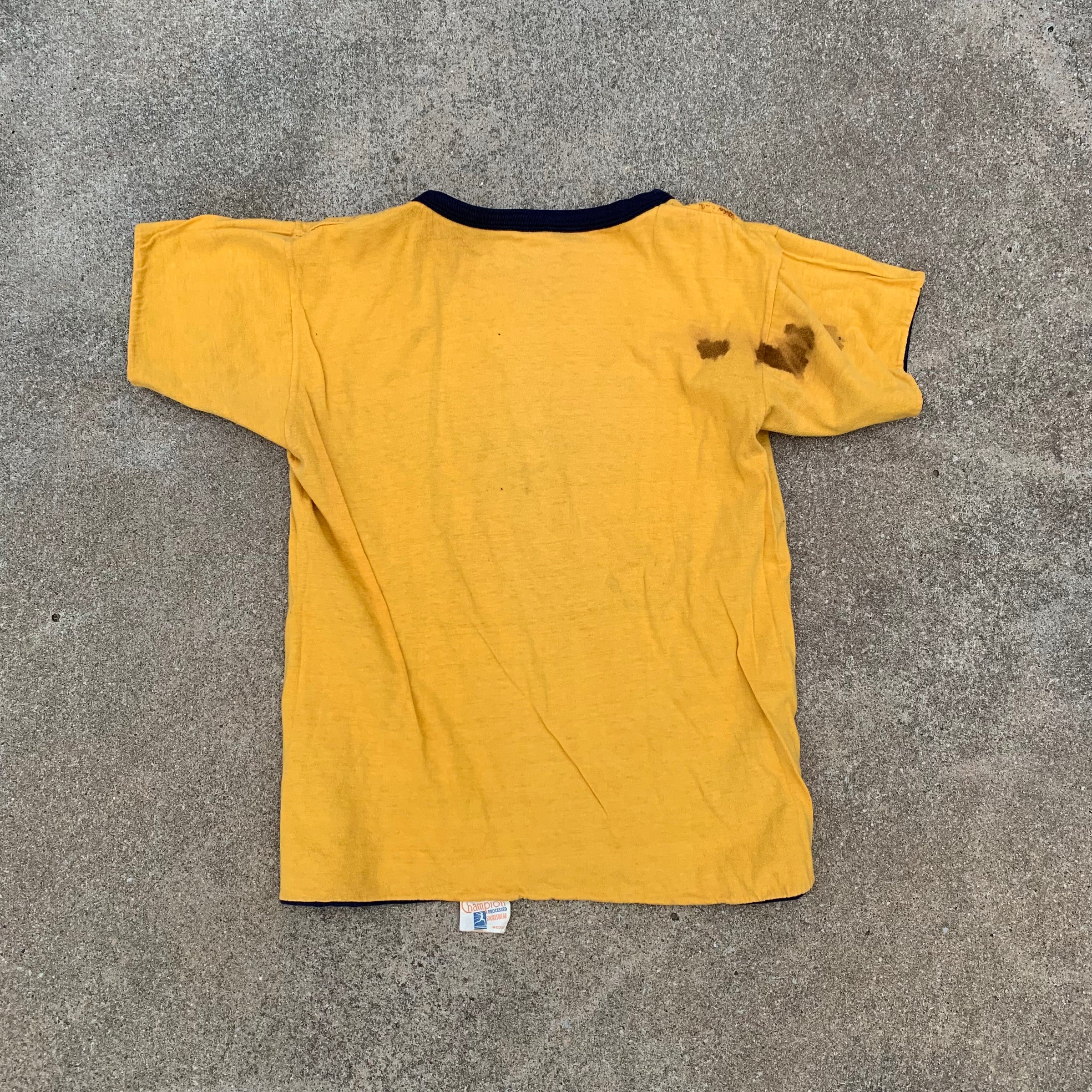 1950’s Champion Running Man Reversible PT T-Shirt Tagged Medium