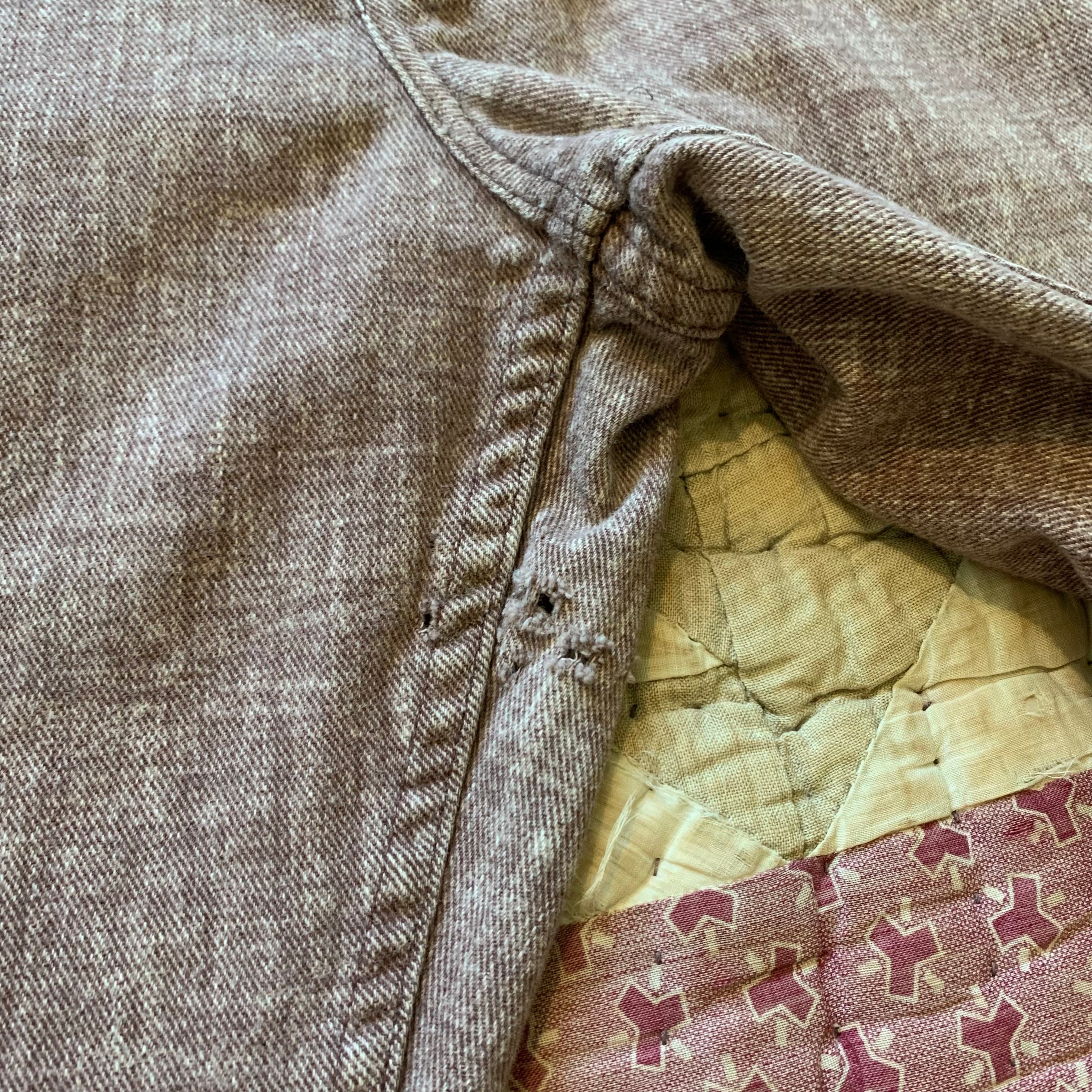 1960's/70's Wrangler Chambray Flared Bush Jeans 32" x 28.5"