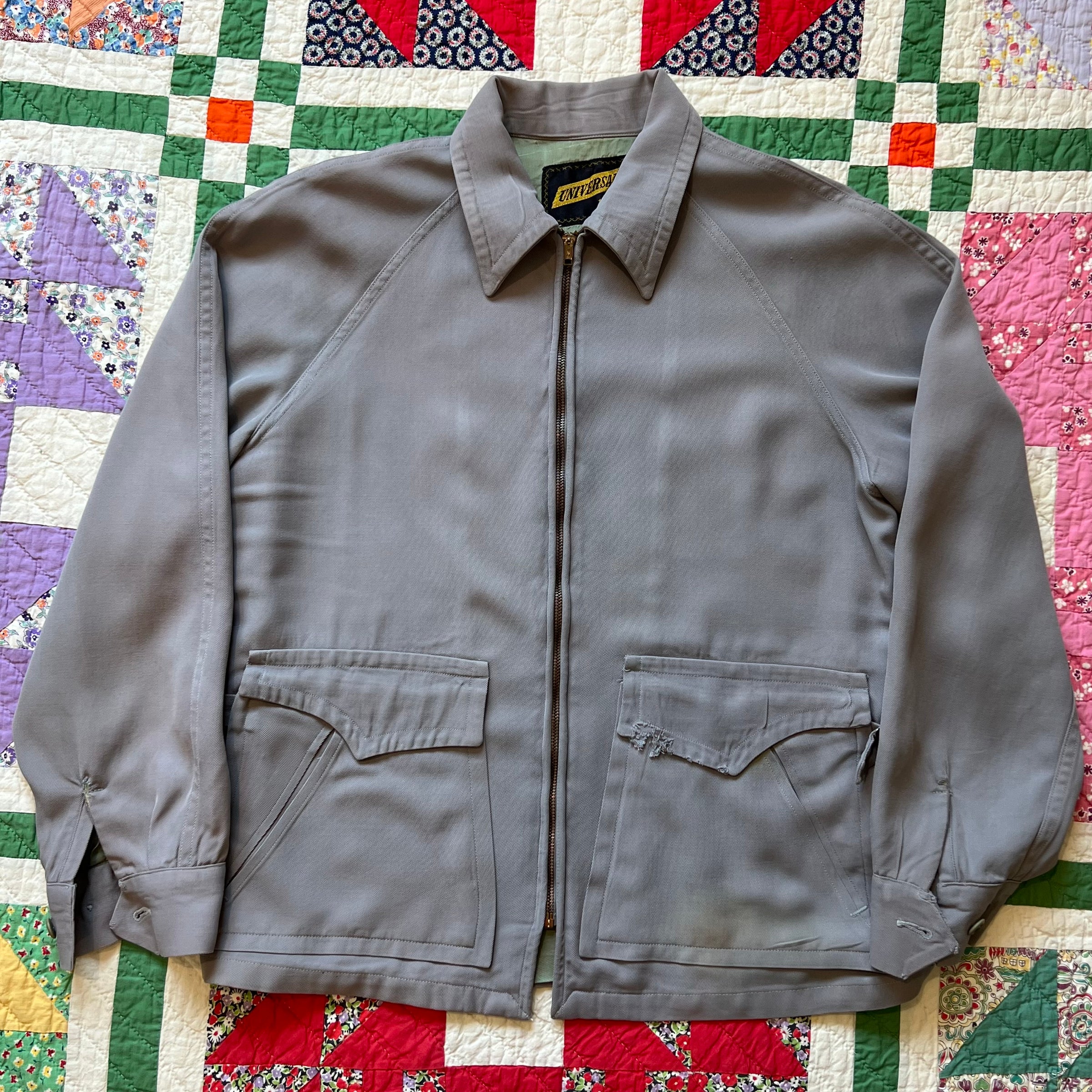 1940's Universal Gabardine Work Jacket Medium
