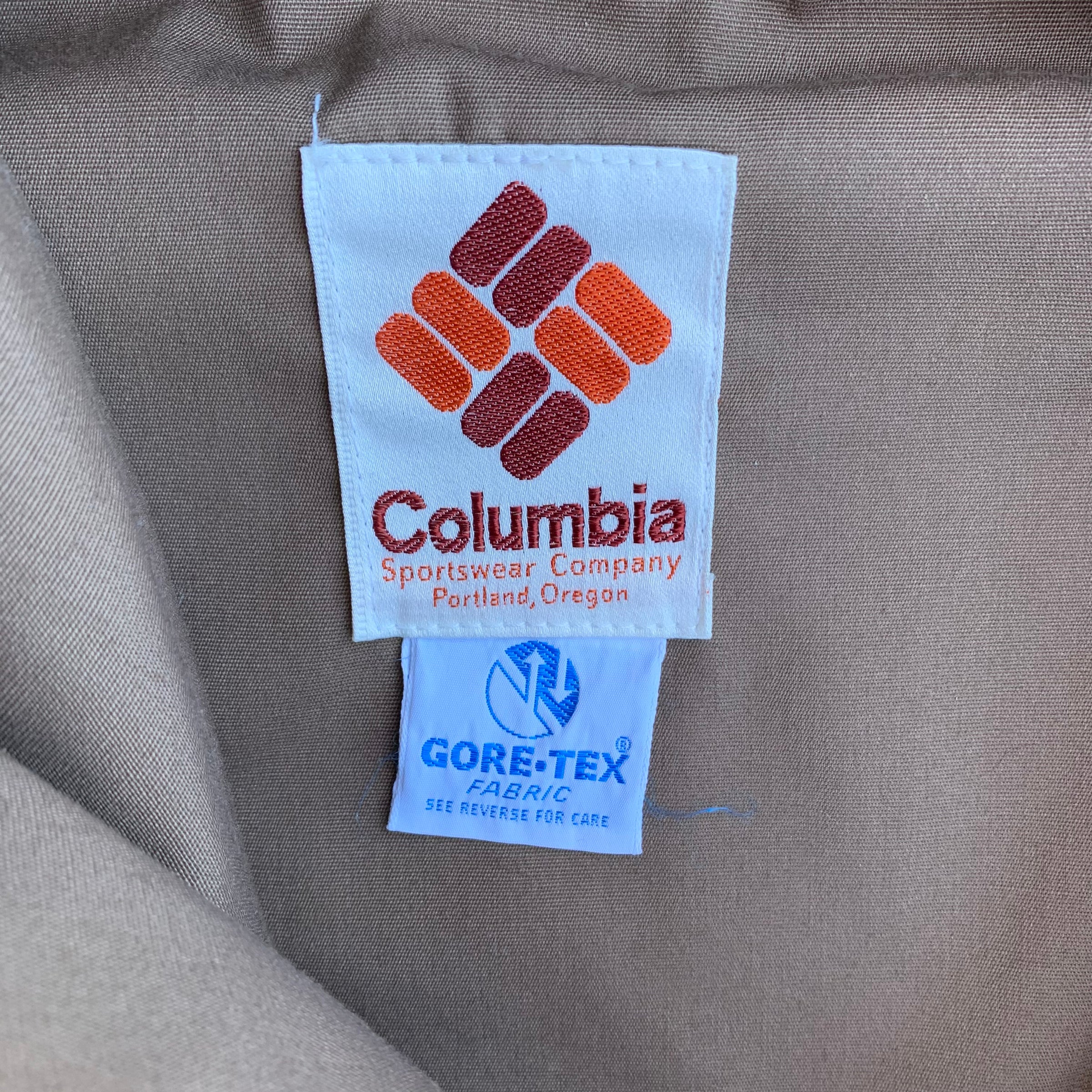 1980’s Columbia Gore-Tex Duck Camo Rain Jacket XL