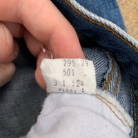 1980’s Levi’s 501 Redline Selvedge Denim Jeans 33” x 30.5”