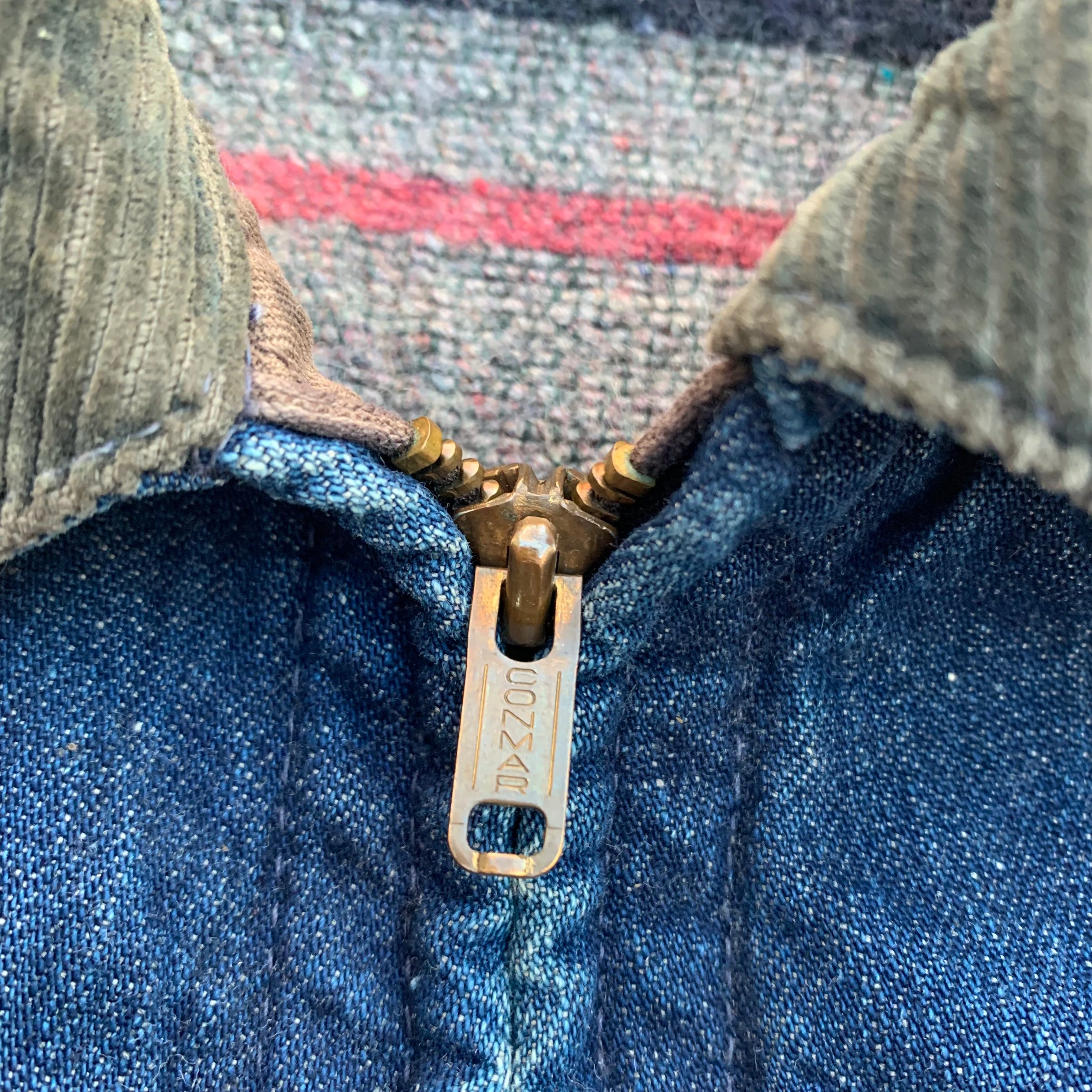 1950’s Pioneer Blanket Lined Denim Work Jacket Medium