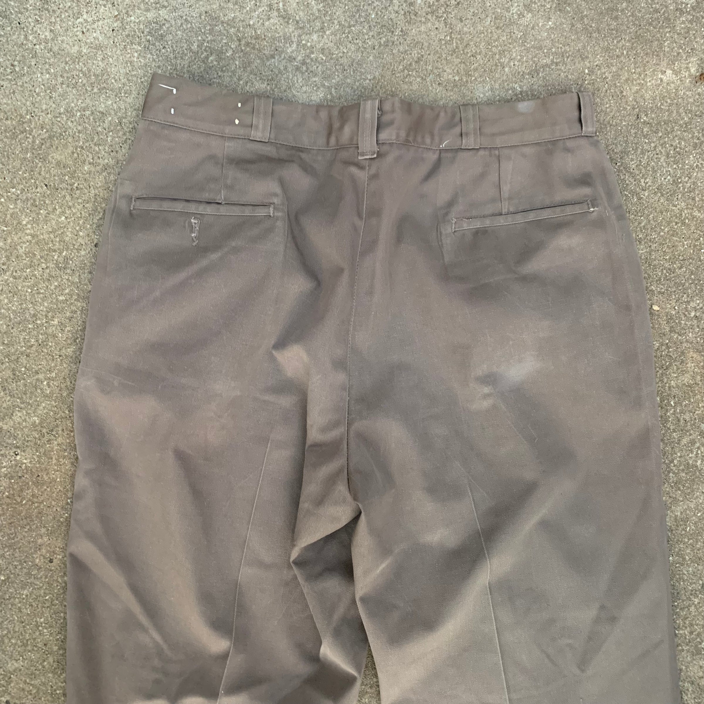 1960’s Big Mac Grey Work Pants 36” x 29”