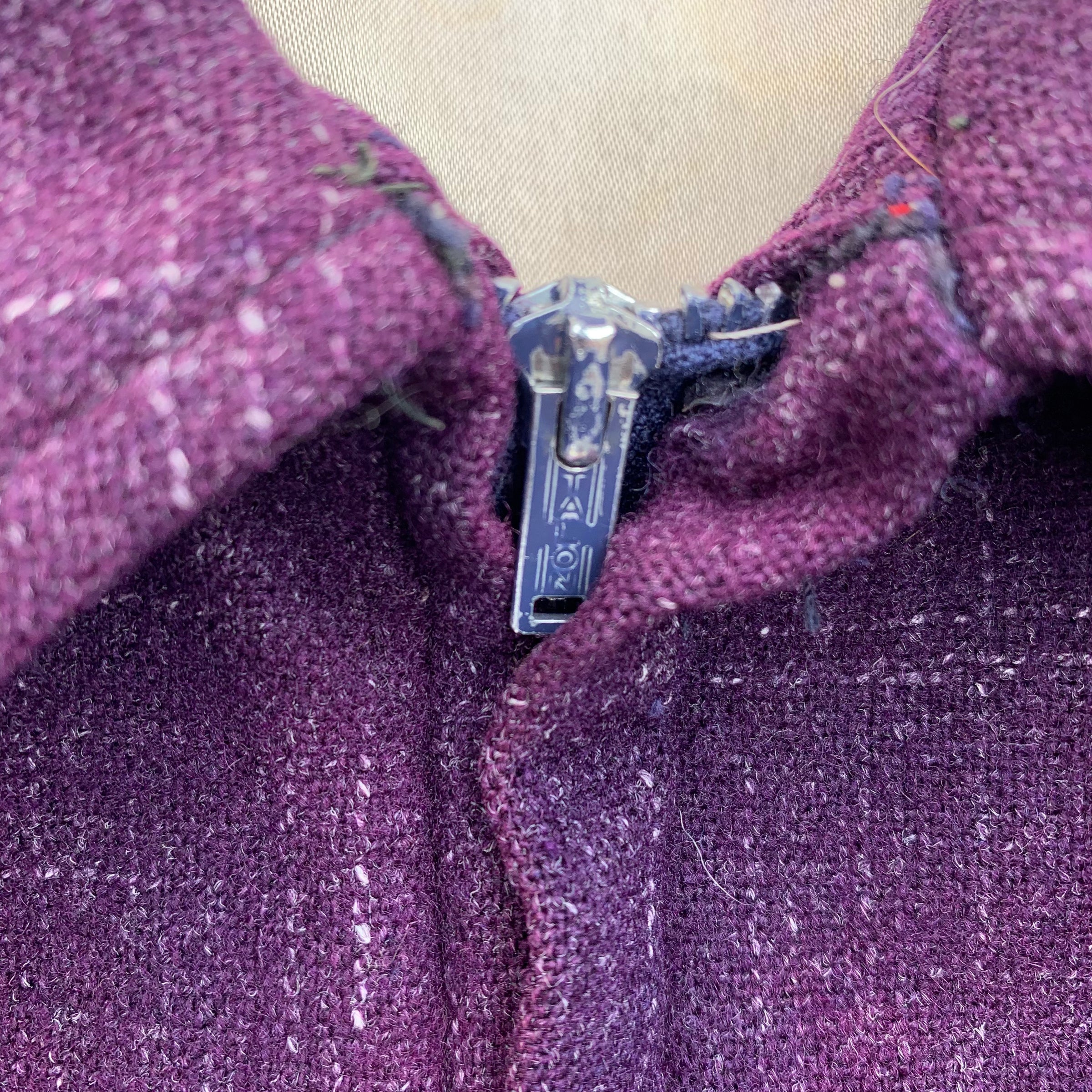1950’s Purple Gabardine Ricky Jacket Small