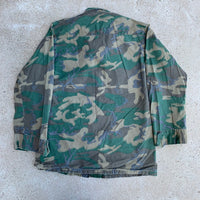 1960's/70's Faded USMC ERDL Camo Jungle Jacket Small Short