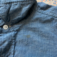 1950's Washington Dee Cee Sanforized Chambray Work Shirt XL