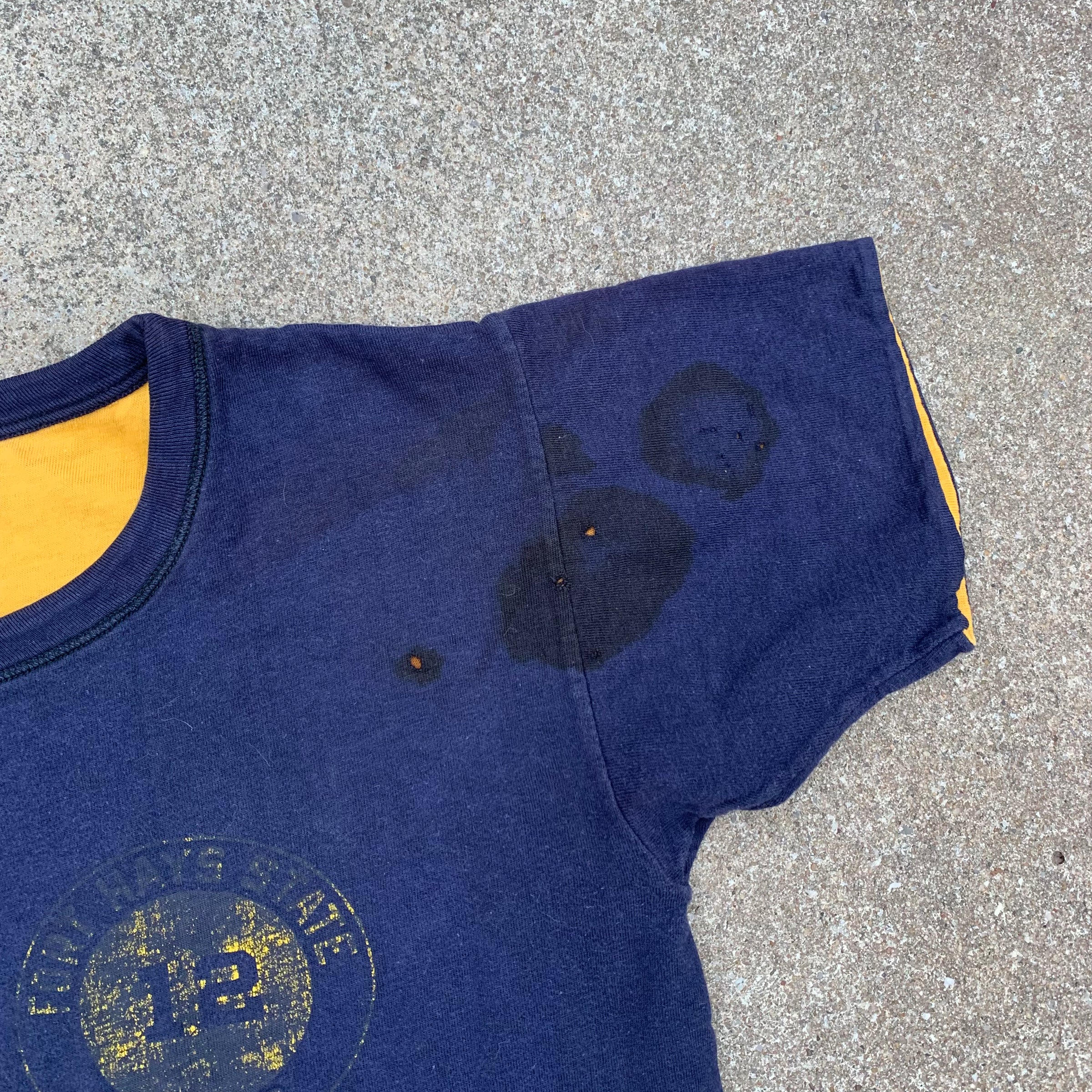 1950’s Champion Running Man Reversible PT T-Shirt Tagged Medium