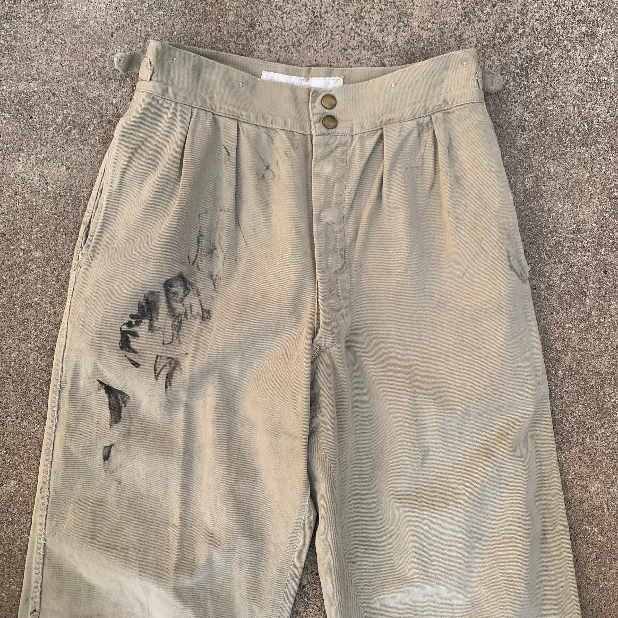 1950’s Royal Australian Air Force Work Khakis 28-29” x 26.5”