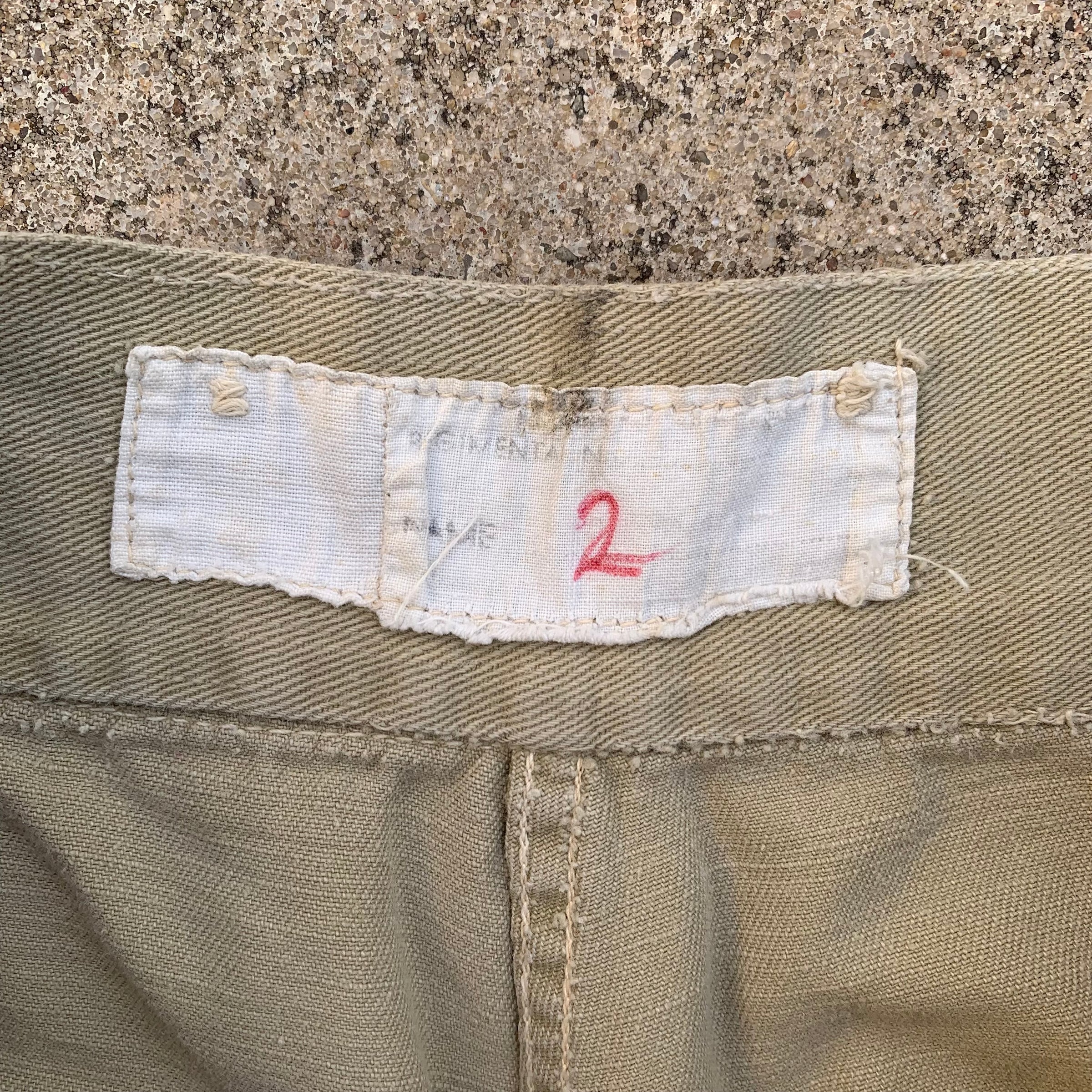 1950’s Royal Australian Air Force Work Khakis 28-29” x 26.5”