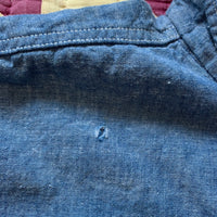 1950's Washington Dee Cee Sanforized Chambray Work Shirt XL