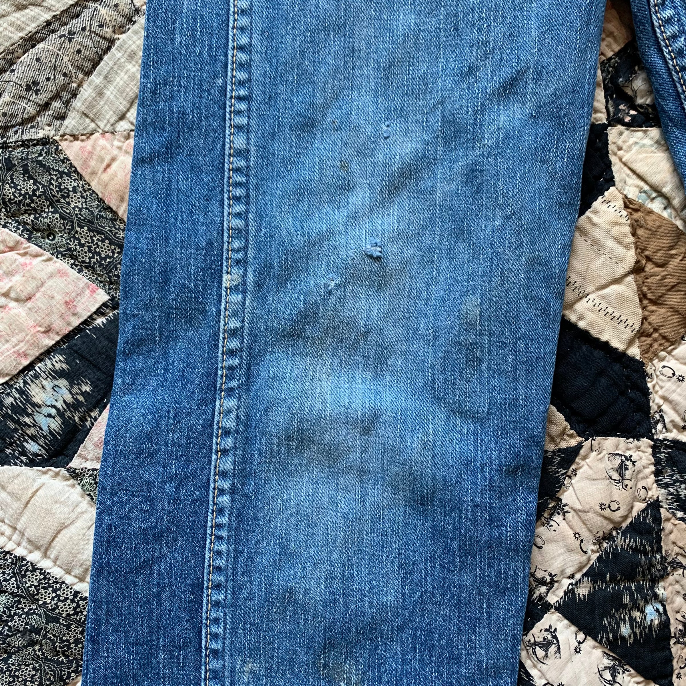 1950's Wrangler Blue Bell Sanforized Denim Jeans 26" x 29"