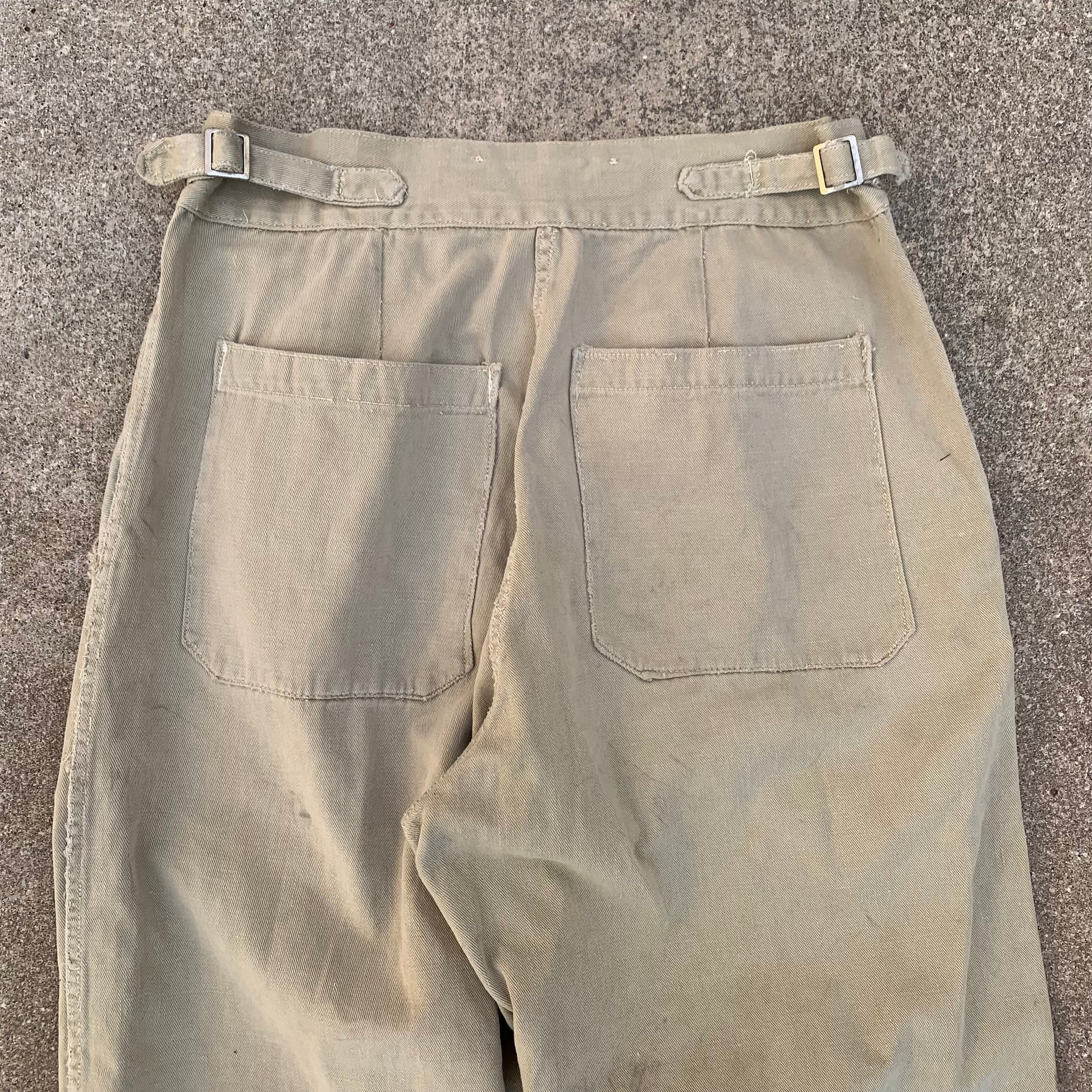1950’s Royal Australian Air Force Work Khakis 28-29” x 26.5”