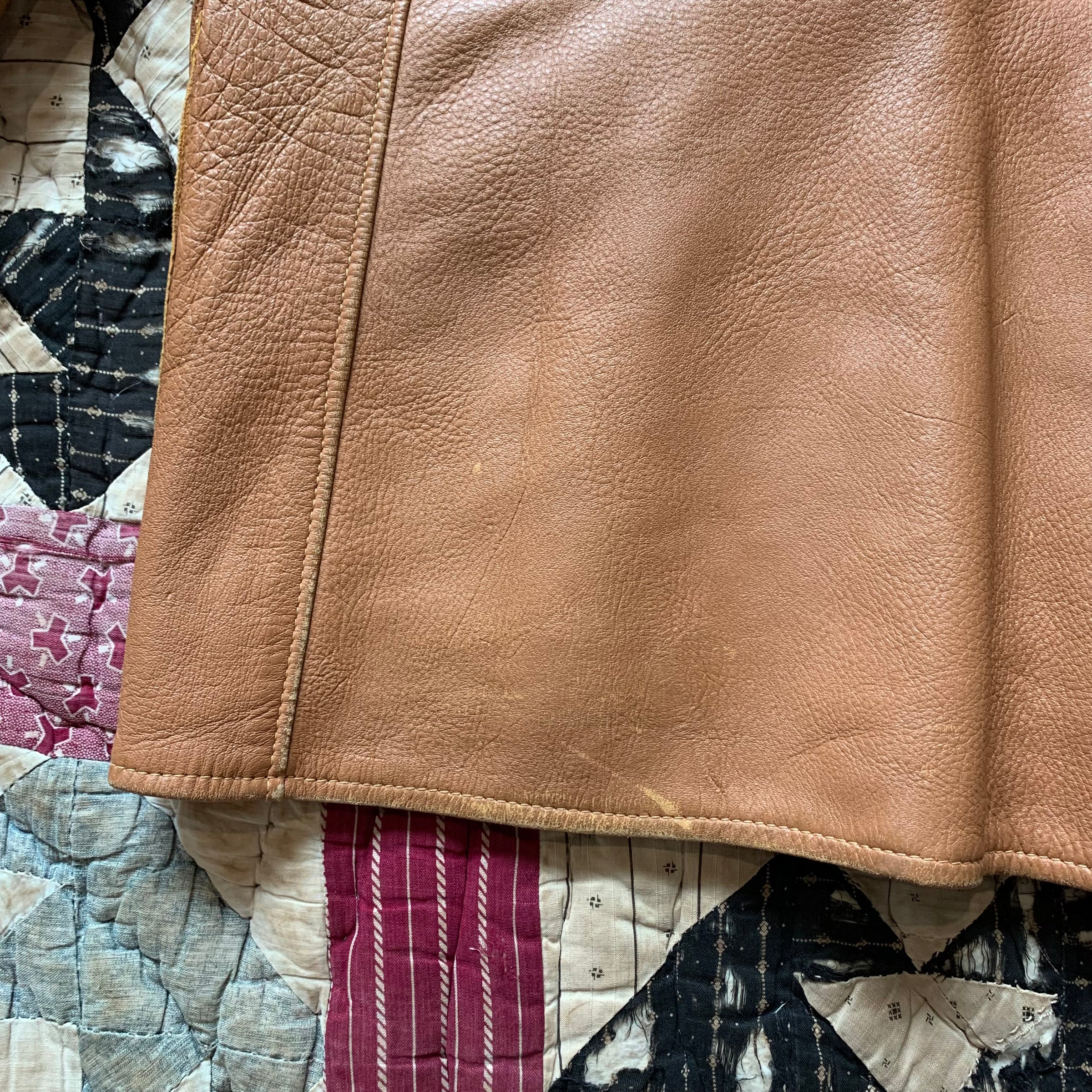 1960's Deerskin Leather Jacket Medium