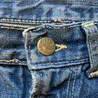 1960's Saddle Pal Repaired Half Selvedge Denim Jeans 30" x 28"