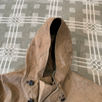 1940’s WWII US Navy 1st Pattern Wet Weather Uniform Parka with Hook Clasps Large