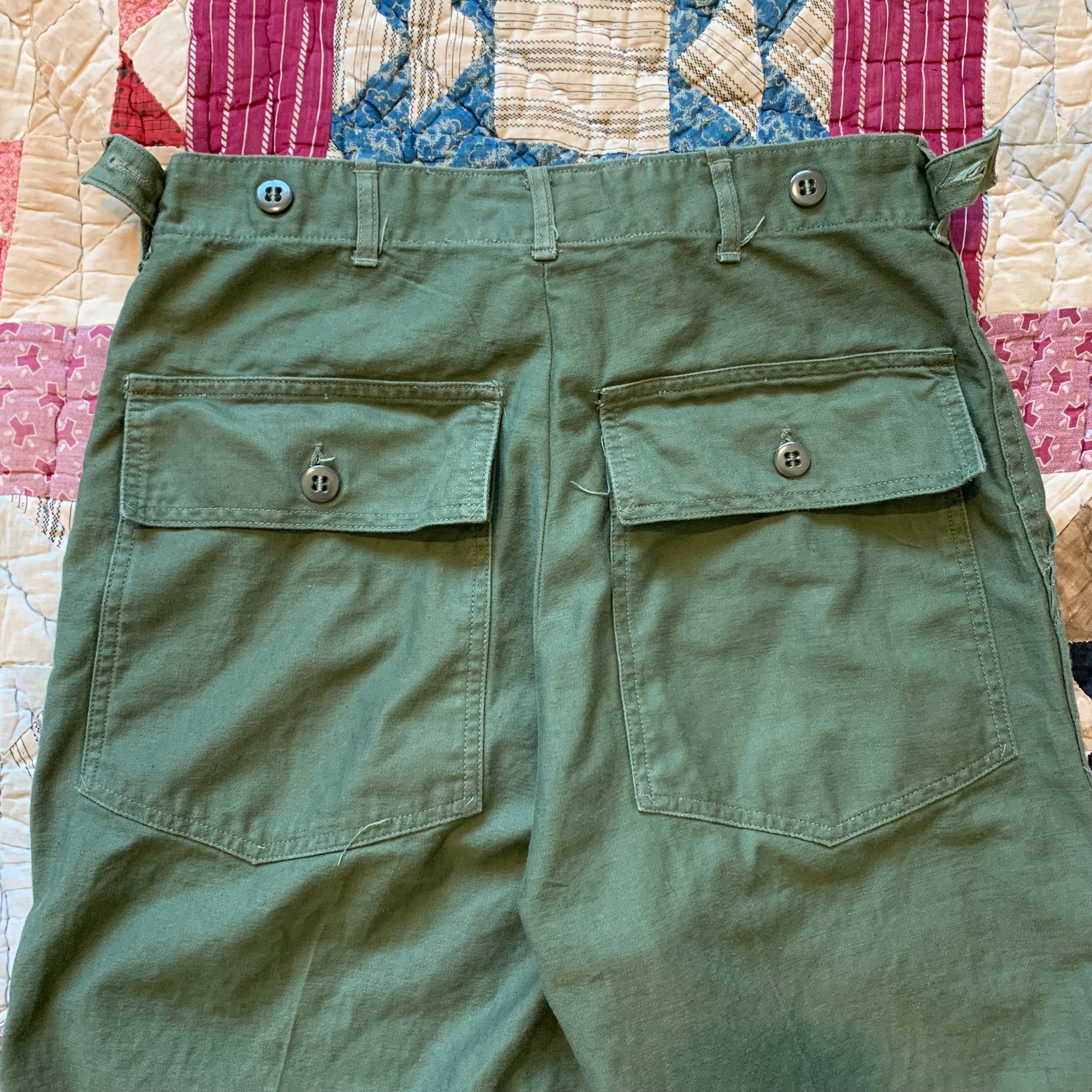 1950's/60’s OG-107 Fatigue Pants 27"-31" x 31.5"