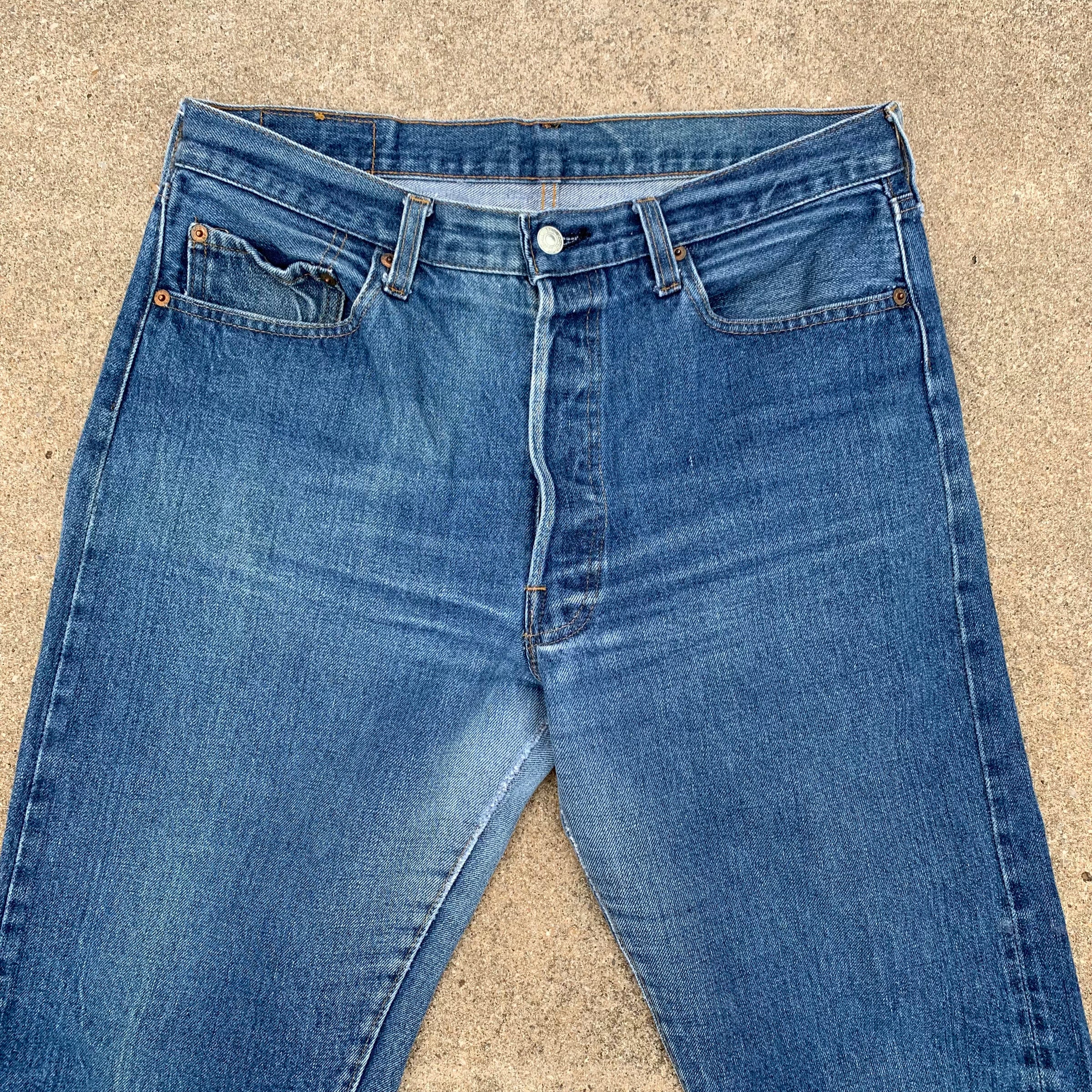 1980’s Levi’s 501 Redline Selvedge Denim Jeans 33” x 30.5”