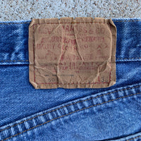 1980's Faded Light Wash Levi's 501 Redline Selvedge Denim Jeans 26" x 31.5"