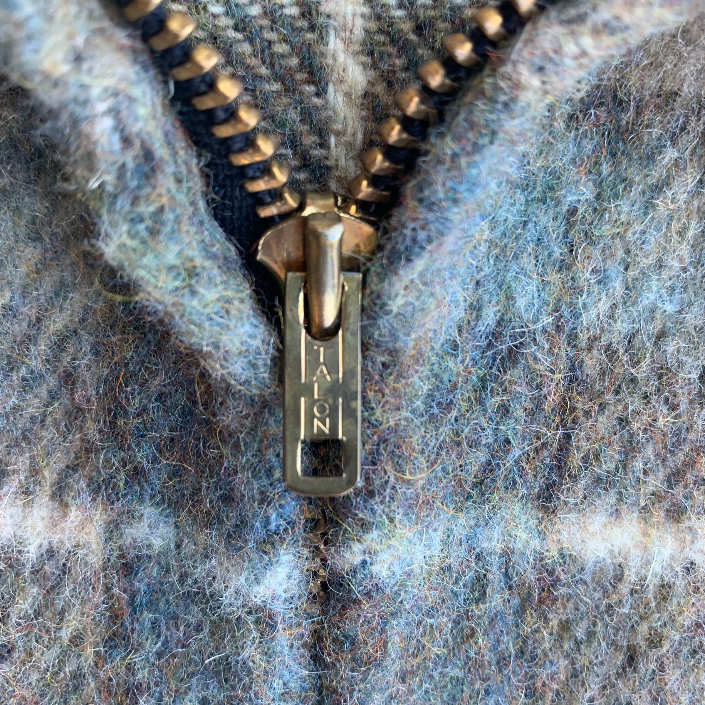 1960’s Beige Plaid CPO Wool Jacket S/M