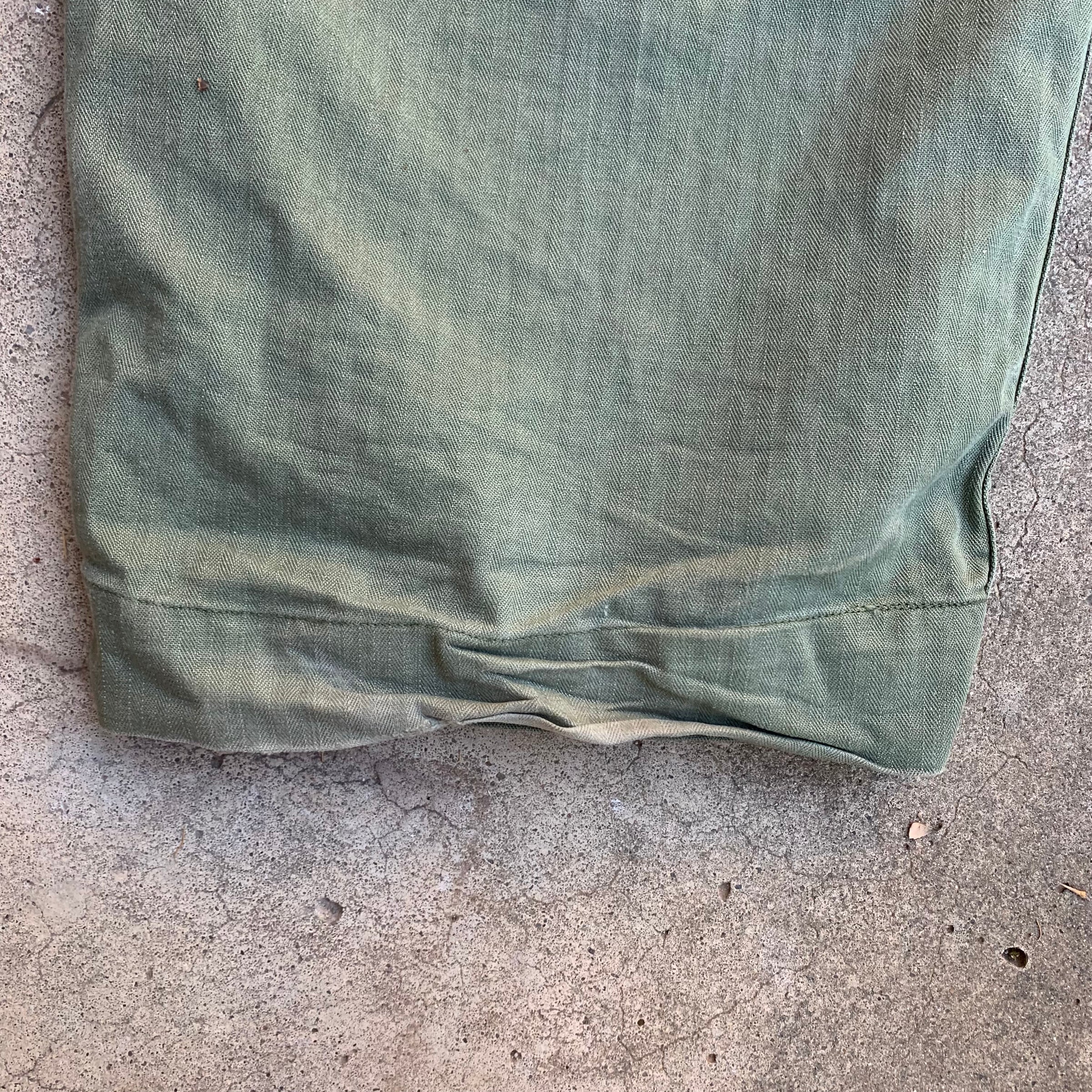 1940's WWII US Military HBT Trousers 39" x 29"