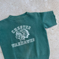 1950’s Chester Warhawks Short Sleeve Sweatshirt XS