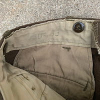 1940’s WWII Paint Splattered Wool Field Pants 29” x 30”