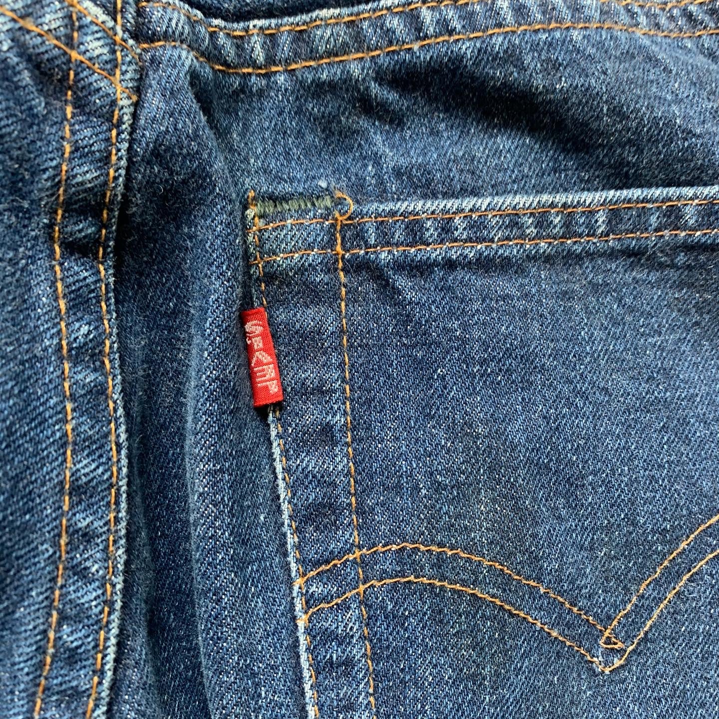 1968-71 Big E Levi’s 501 Redline Selvedge Denim Jeans 24” x 28”