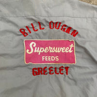 1950’s/60’s Protexall Supersweet Feeds Chainstitched Work Shirt Large
