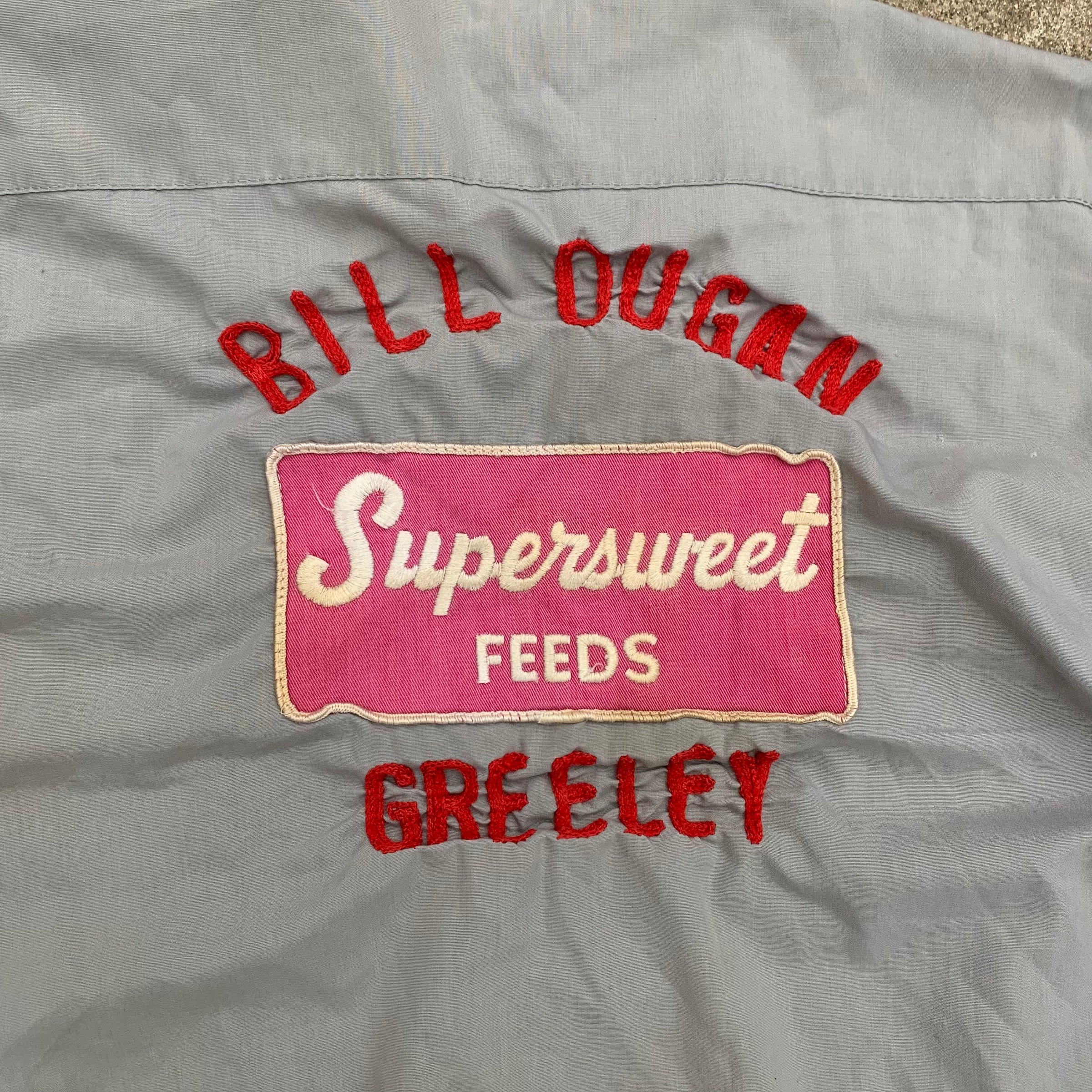 1950’s/60’s Protexall Supersweet Feeds Chainstitched Work Shirt Large
