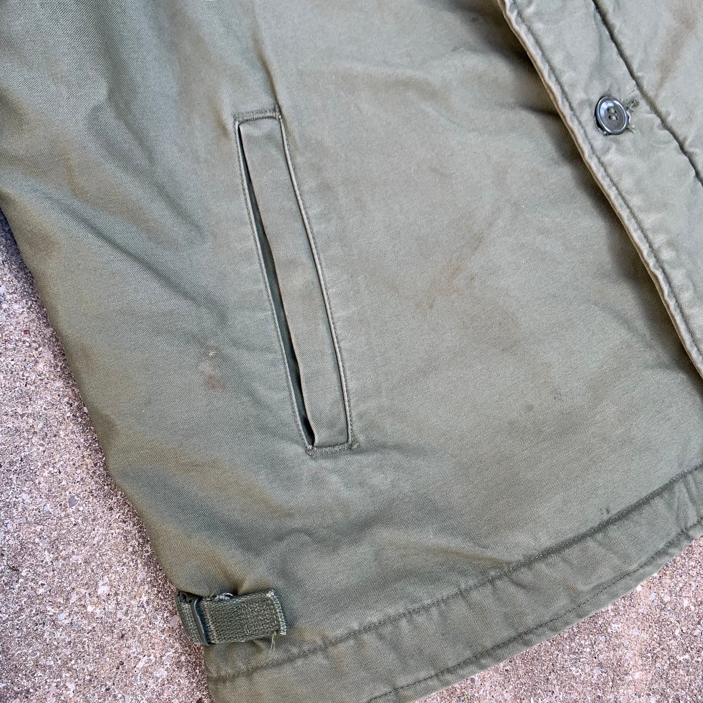 1960’s Stenciled First Pattern A-2 Deck Jacket XL
